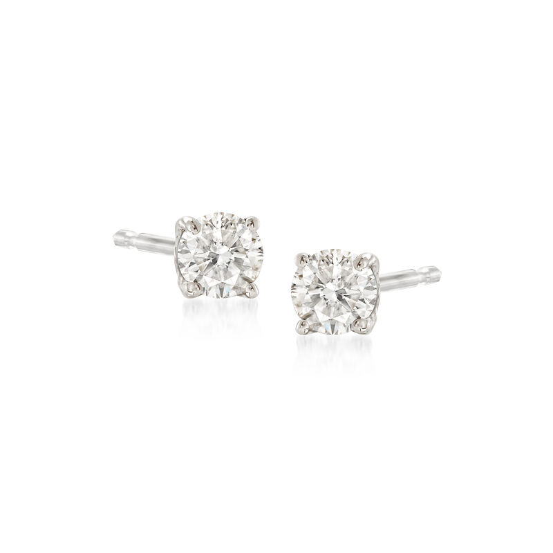 .15 ct. t.w. Diamond Stud Earrings in 14kt White Gold image number 0