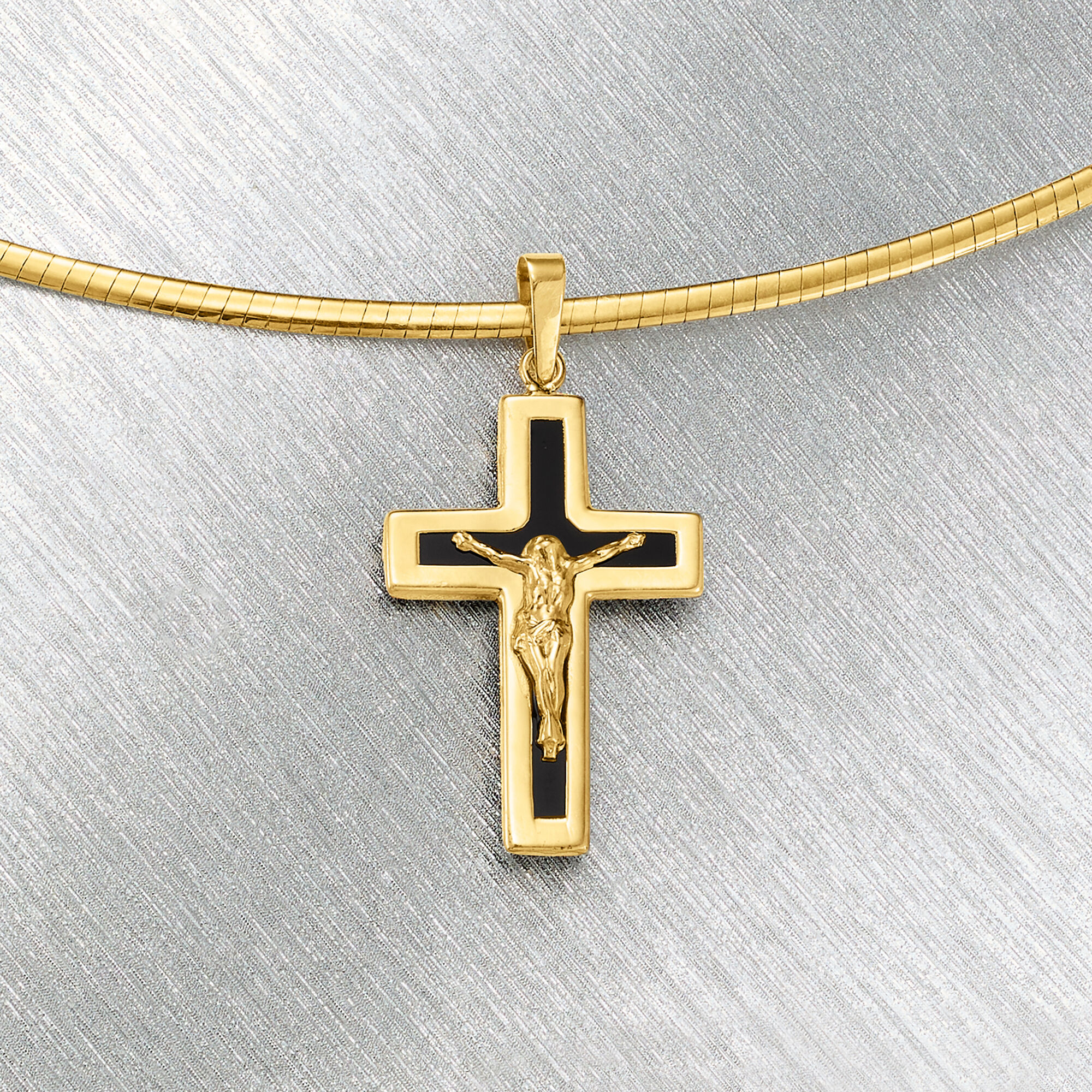 Onyx crucifix clearance
