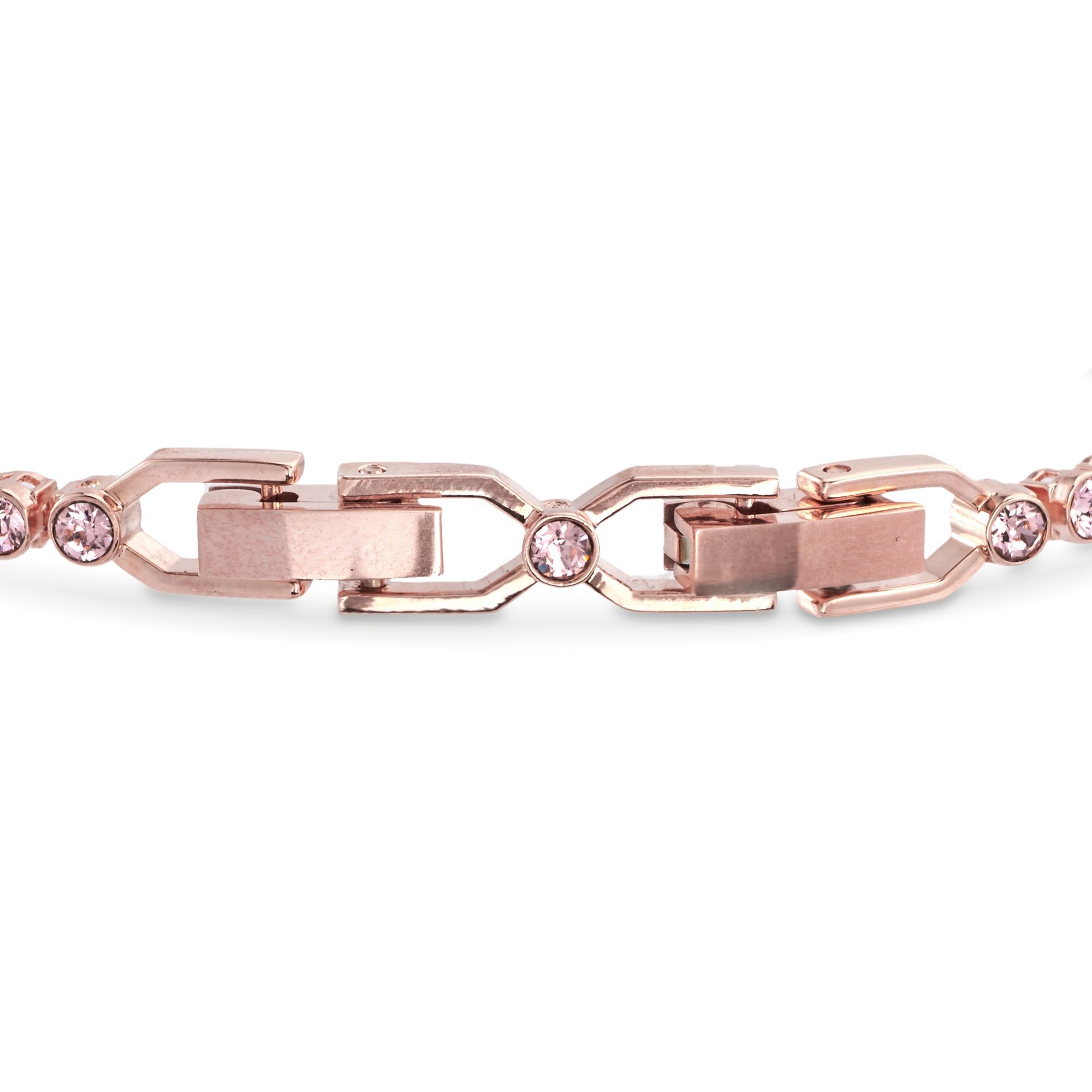 【美品】SWAROVSKI Rosette pink Braceletクリスタル Swarovski Collections Gema bracelet Mixed cuts, Flower, Pink