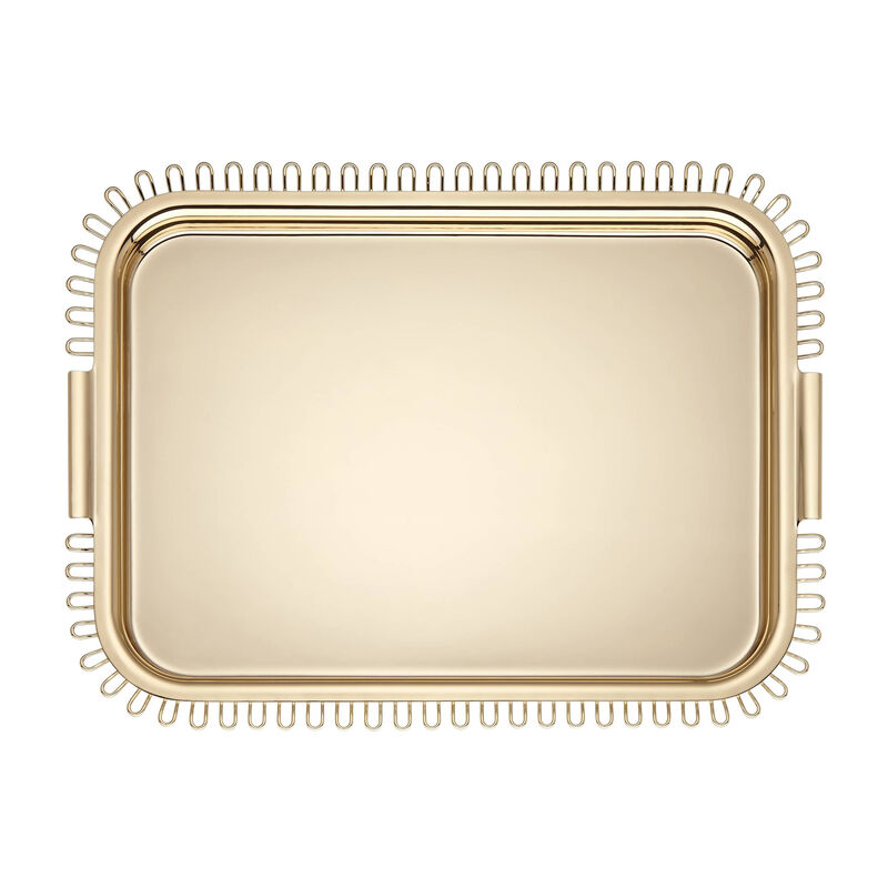 Kate Spade New York &quot;Keaton Street&quot; Large Gold Tray image number 0