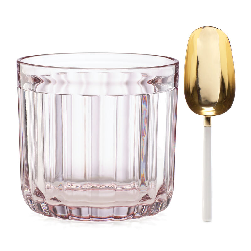 Kate Spade New York &quot;Park Circle&quot; Rose Ice Bucket with Scoop image number 0