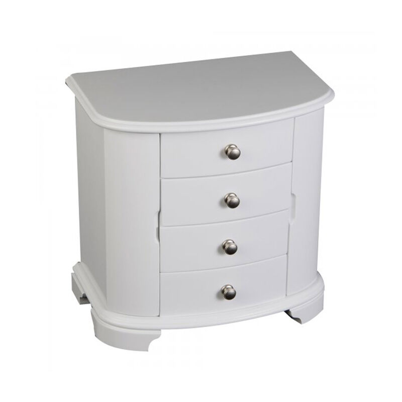Mele & Co. &quot;Kaitlyn&quot; White-Finish Musical Jewelry Box image number 2