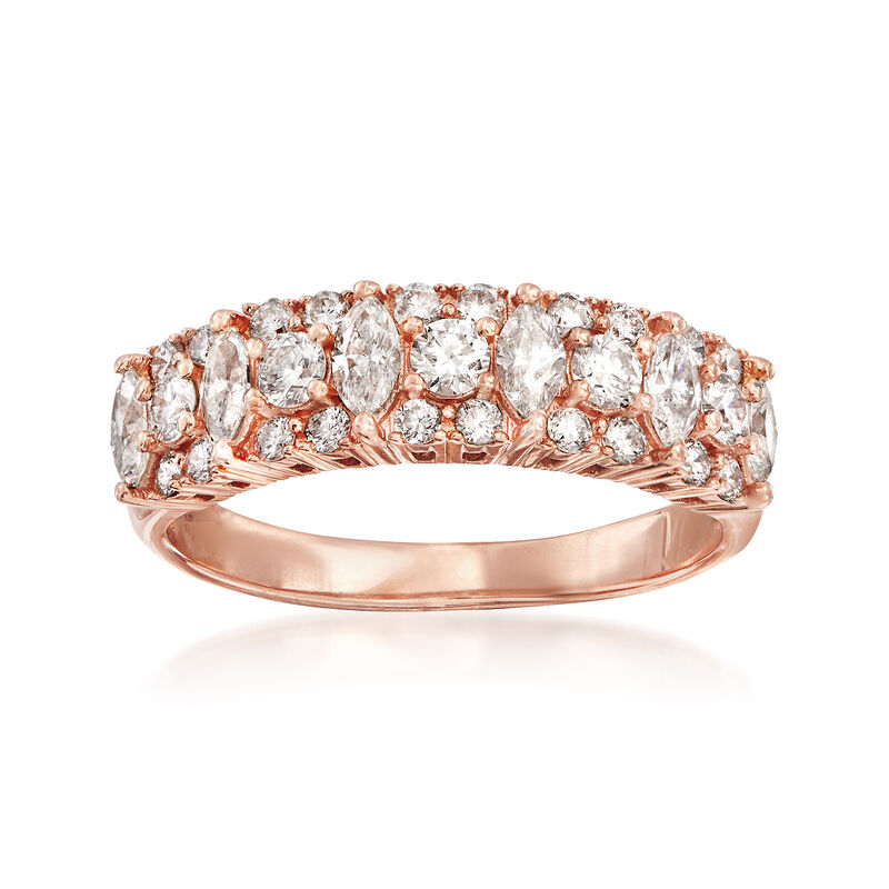 1.00 ct. t.w. Diamond Ring in 14kt Rose Gold image number 0