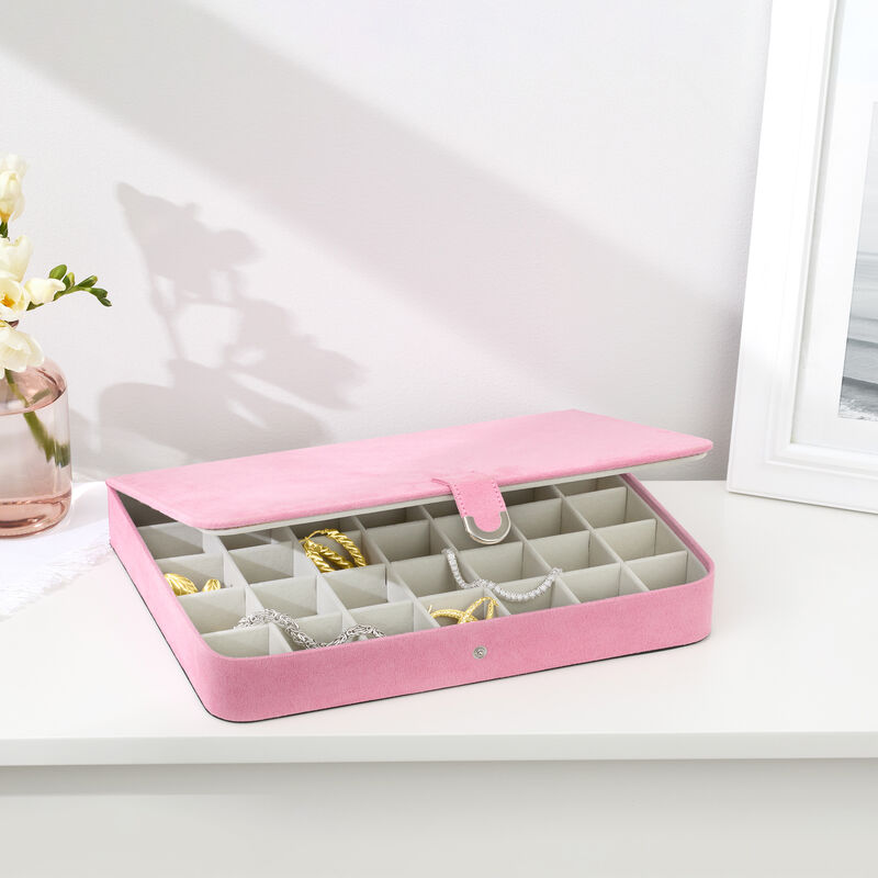 Mele & Co. &quot;Cameron&quot; Pink Jewelry Case image number 3