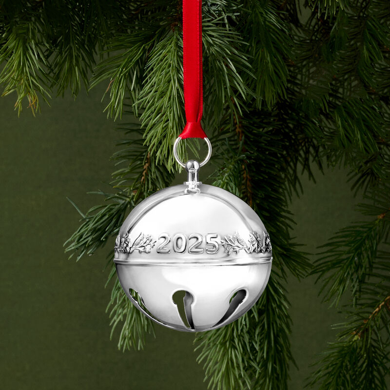 Wallace 2025 Annual Sterling Silver Sleigh Bell Ornament - 31st Edition image number 1