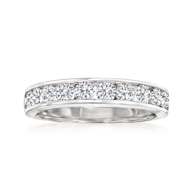 1.00 ct. t.w. Channel-Set Diamond Ring in 14kt White Gold image number 0