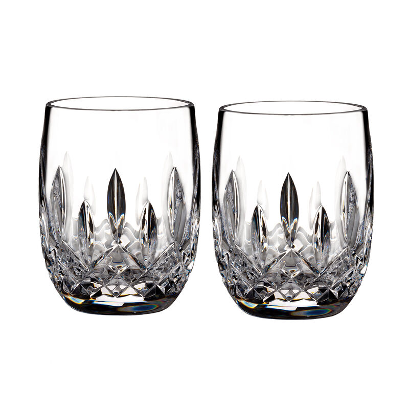 Waterford Crystal &quot;Lismore Connoisseur&quot; Set of 2 Rounded Tumbler Glasses image number 0