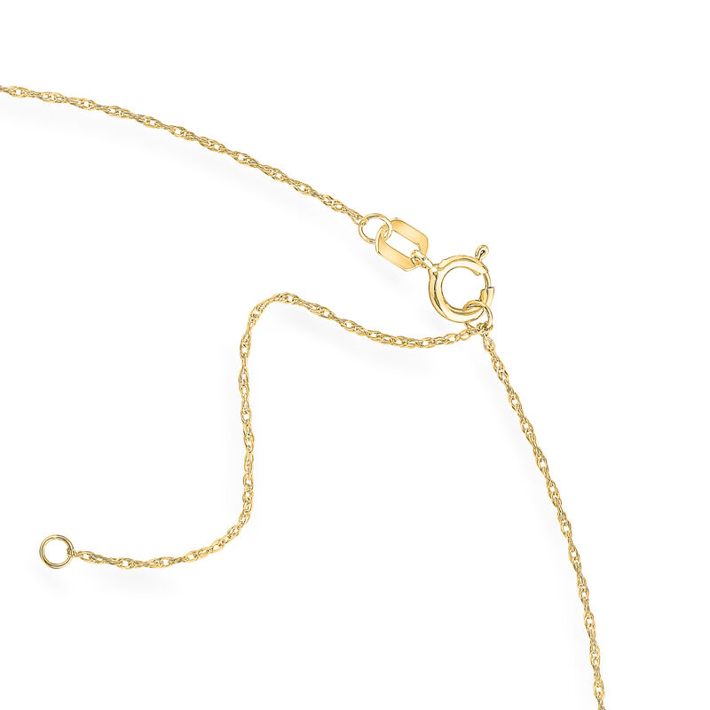 14kt Yellow Gold Chai Symbol Necklace. 16&quot; image number 3