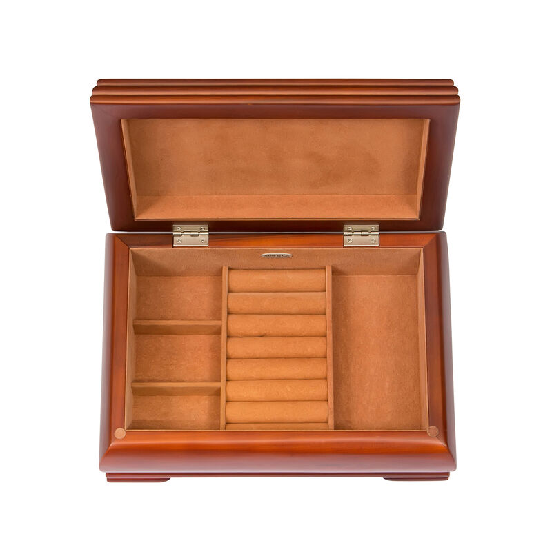 Mele & Co. &quot;Carmen&quot; Walnut-Finish Wooden Jewelry Box image number 2