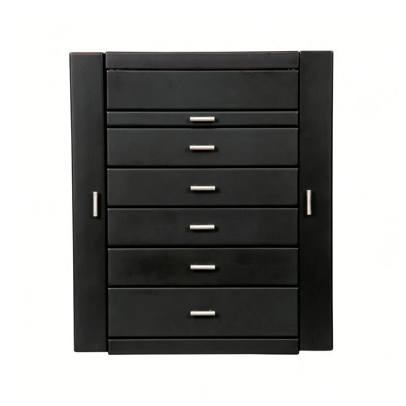 Mele & Co. &quot;Geneva&quot; Java-Finish Wooden Jewelry Box  image number 1