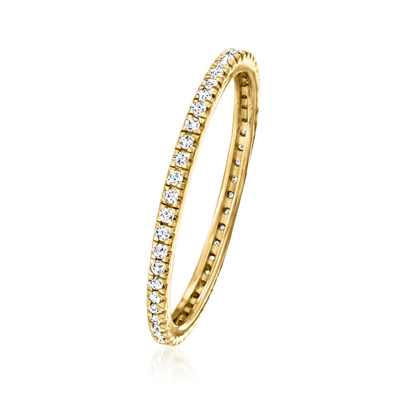 .25 ct. t.w. Diamond Eternity Band in 14kt Yellow Gold image number 1