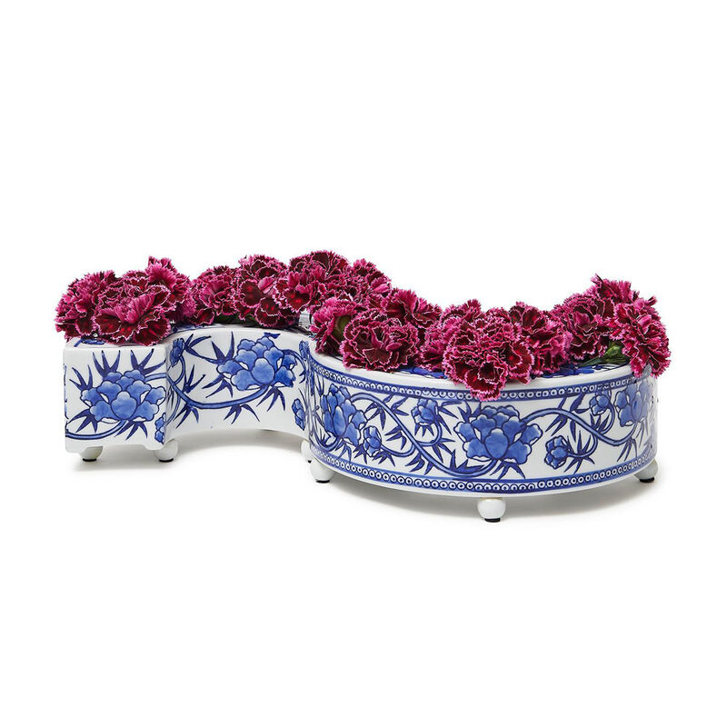 Chinoiserie 3-pc. Porcelain Floral Arrangement Set image number 5