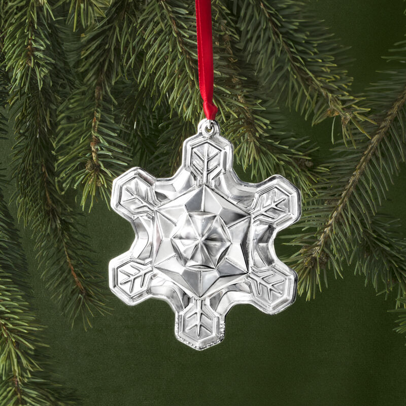 Gorham 2025 Annual Sterling Silver Snowflake Ornament - 56th Edition image number 1