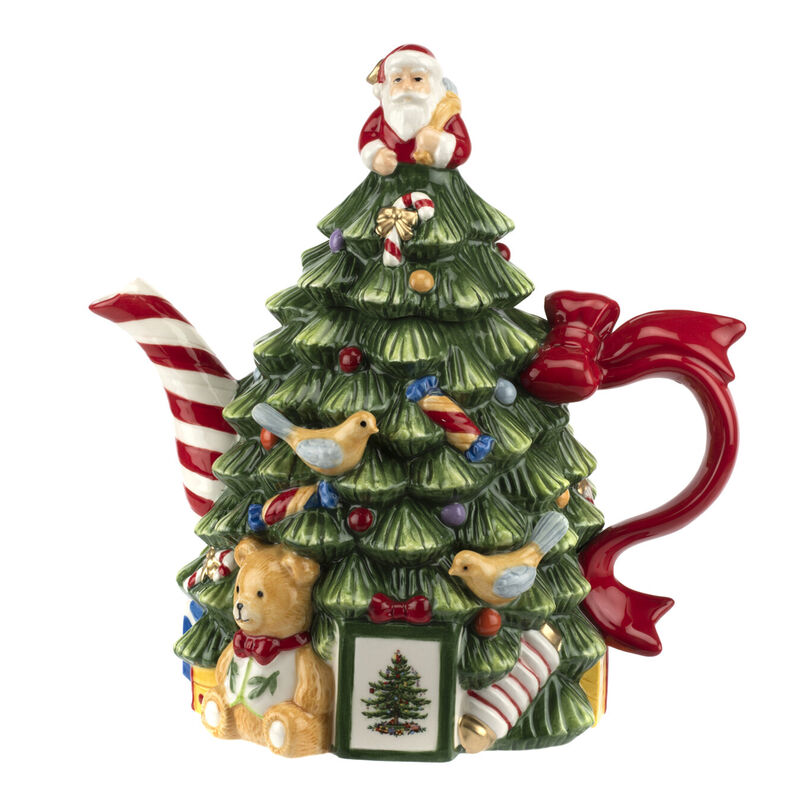 Spode "Christmas Tree" Teapot image number 0