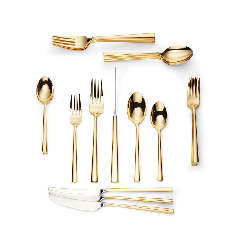 Kate Spade New York &quot;Malmo&quot; 20-pc. Gold-Plated 18/10 Stainless Steel Flatware Set image number 0