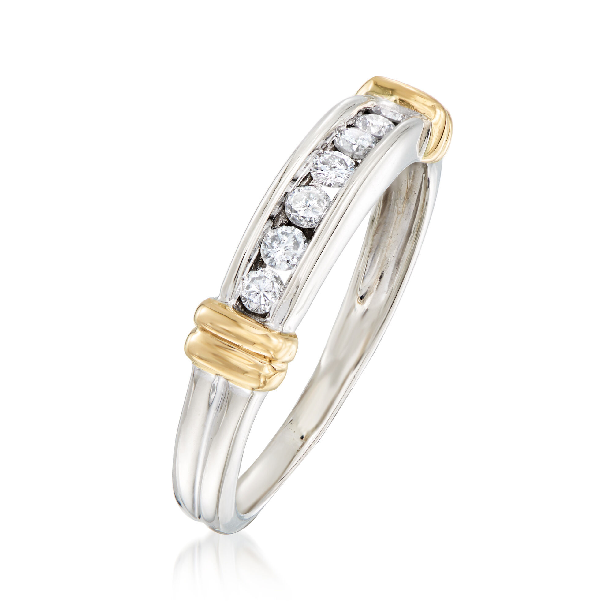 C. 1990 Vintage .25 ct. t.w. Channel-Set Diamond Ring in