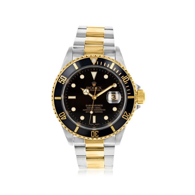 Pre-Owned Rolex Submariner Men's 40mm Automatic Stainless Steel and 18kt Yellow Gold Watch  image number 0
