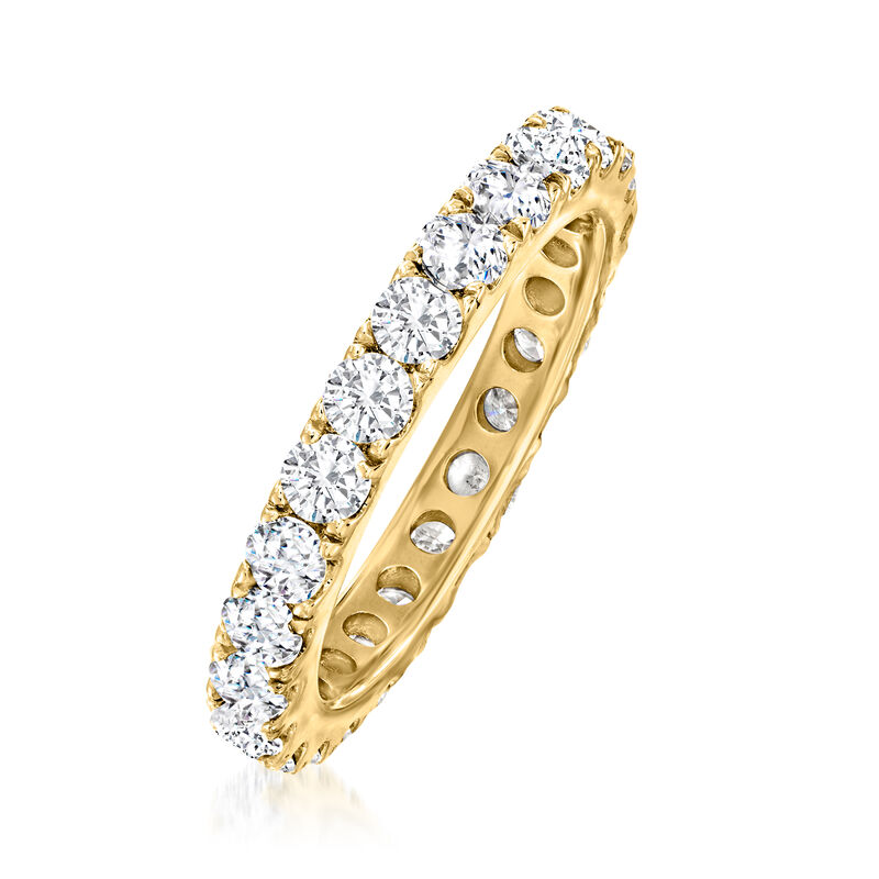 2.00 ct. t.w. Diamond Eternity Band in 14kt Yellow Gold image number 2