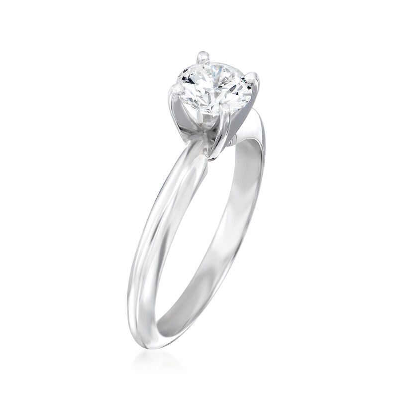 .72 Carat Certified Diamond Solitaire Ring in 14kt White Gold image number 2