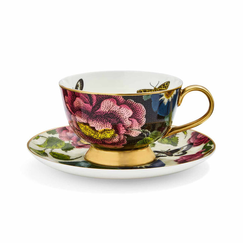 Spode "Creatures of Curiosity" Set of 4 Assorted Teacups with Saucers image number 10