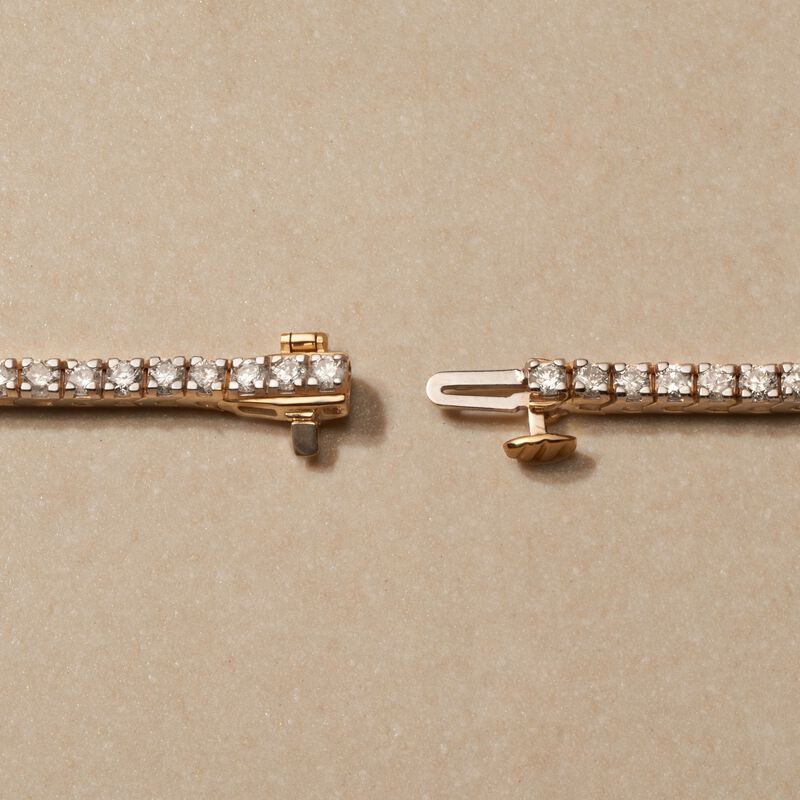 4.00 ct. t.w. Diamond Tennis Bracelet in 14kt Yellow Gold image number 2