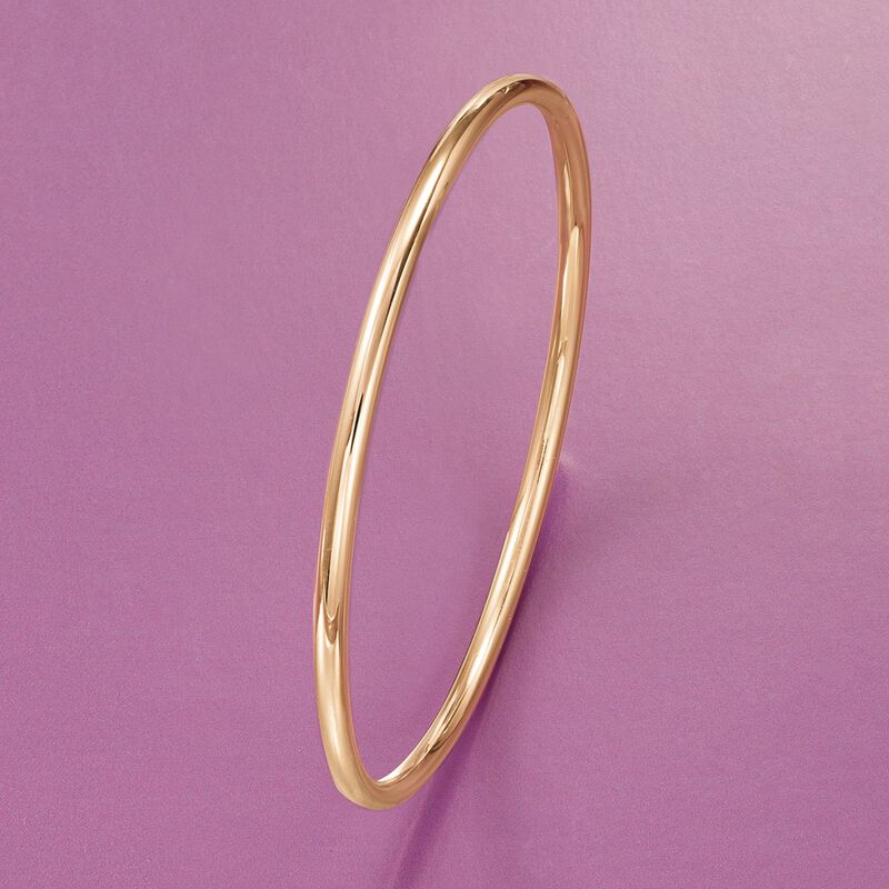 14kt Yellow Gold Bangle Bracelet image number 2