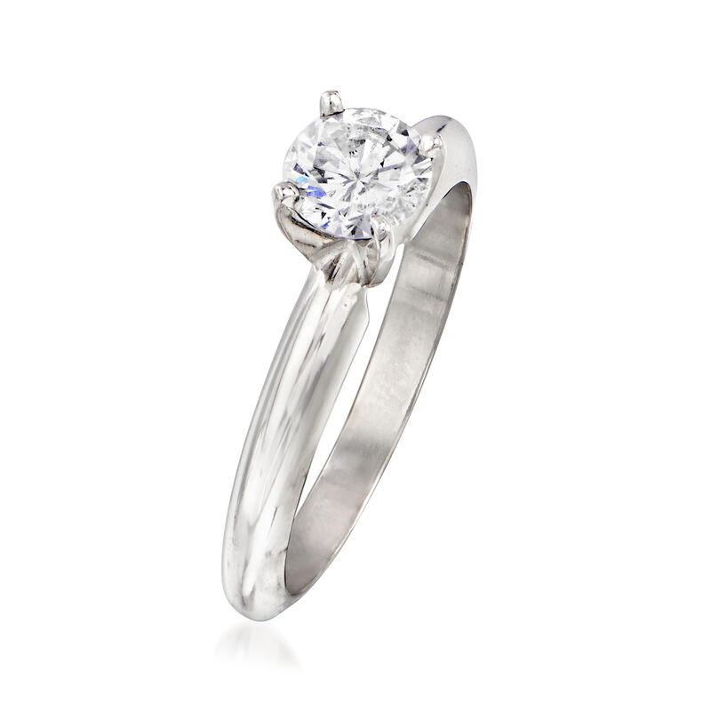 .57 Carat Diamond Engagement Ring in 14kt White Gold. Size 6 image number 2