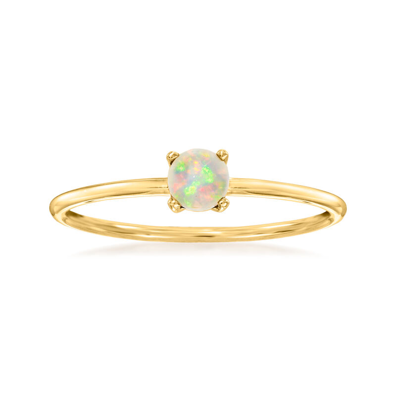 Opal Ring in 14kt Yellow Gold image number 0