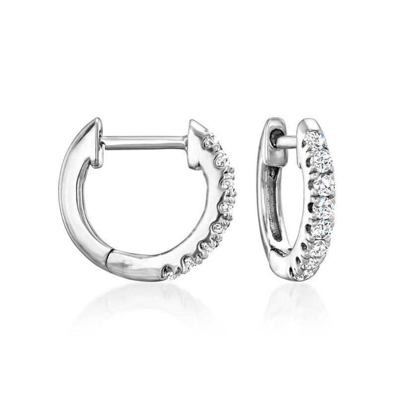 6-6.5mm Cultured Pearl and .60 ct. t.w. CZ Jewelry Set: Three Pairs of Earrings in Sterling Silver  image number 4