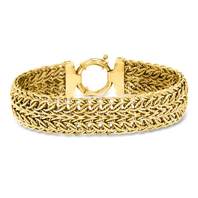 14kt Yellow Gold Sedusa-Link Bracelet