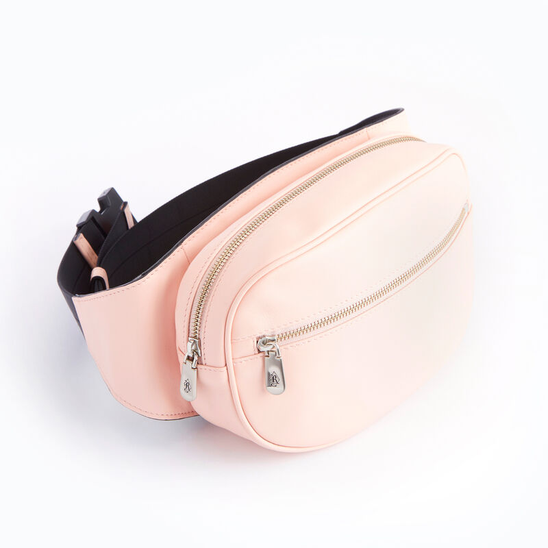 Royce Pink Leather Hip and Crossbody Belt Bag image number 0