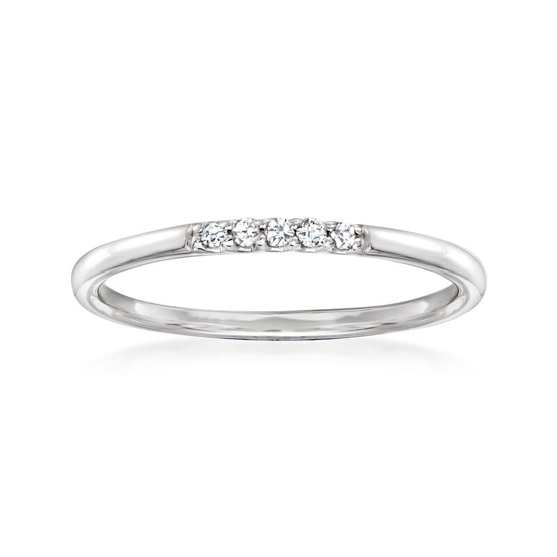 Diamond Ring in Sterling Silver image number 0