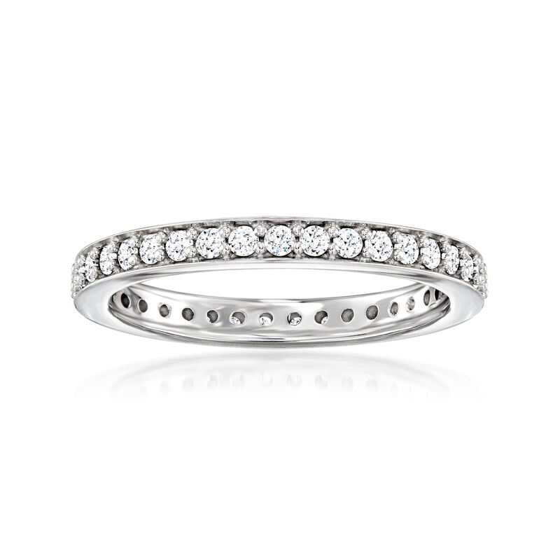 ETERNITY STERLING SILVER RING GOLD