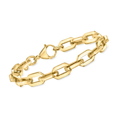 Italian 18kt Yellow Gold Cable-Chain Bracelet