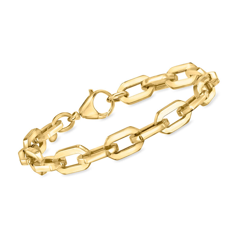 Italian 18kt Yellow Gold Cable-Chain Bracelet image number 0
