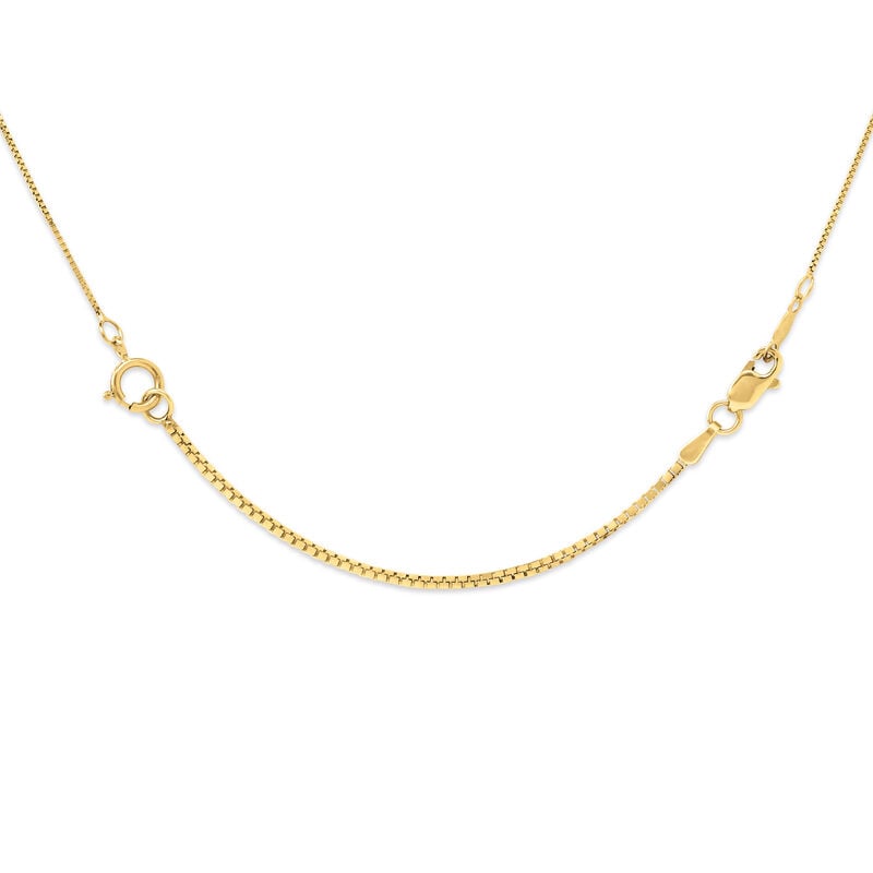 1.1mm 14kt Yellow Gold Box-Chain Extender image number 3