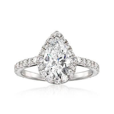 2.00 ct. t.w. Lab-Grown Diamond Ring in 14kt White Gold