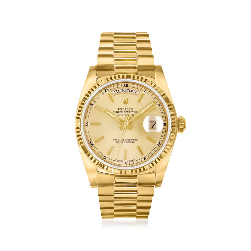 Pre-Owned Rolex Day-Date Men's 36mm Automatic 18kt Yellow Gold Watch image number 0