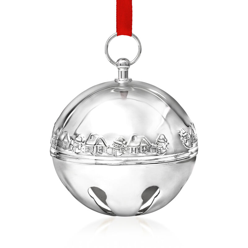 Wallace 2024 Annual Sterling Silver Sleigh Bell Ornament - 30th Edition image number 1