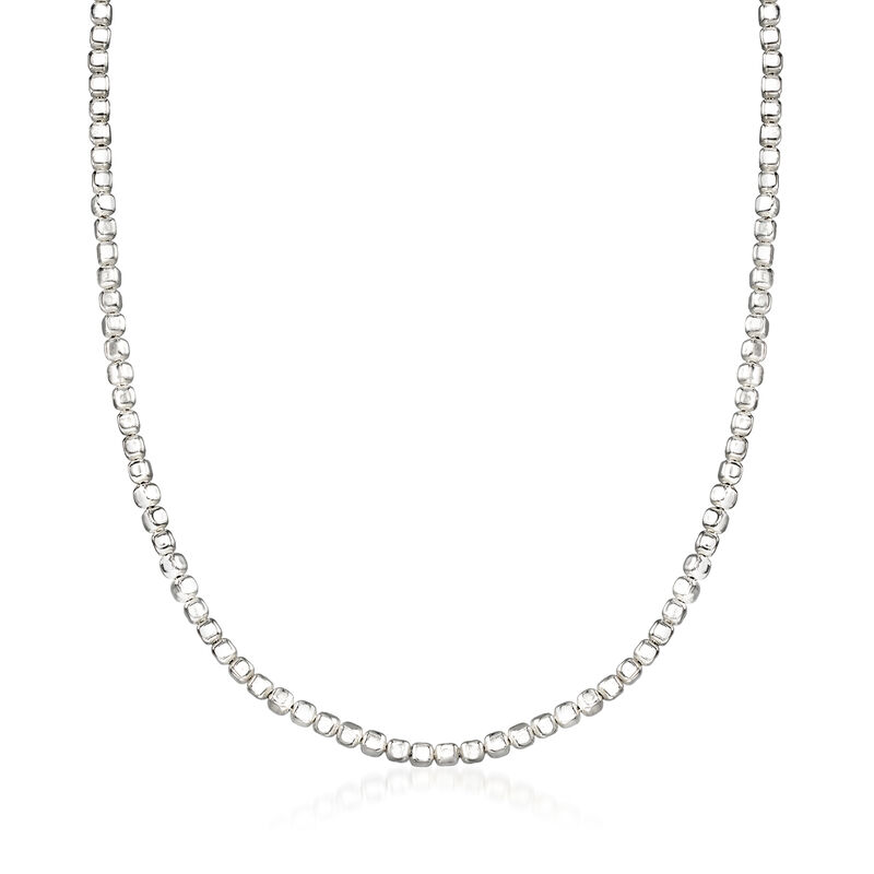 Zina Sterling Silver &quot;Ice Cube&quot; Chain Necklace image number 0