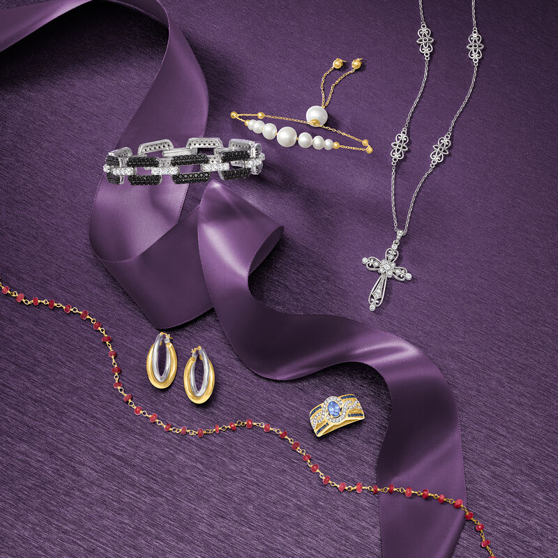 20.00 ct. t.w. Ruby Bead Necklace in 14kt Yellow Gold Over Sterling Silver image number 3