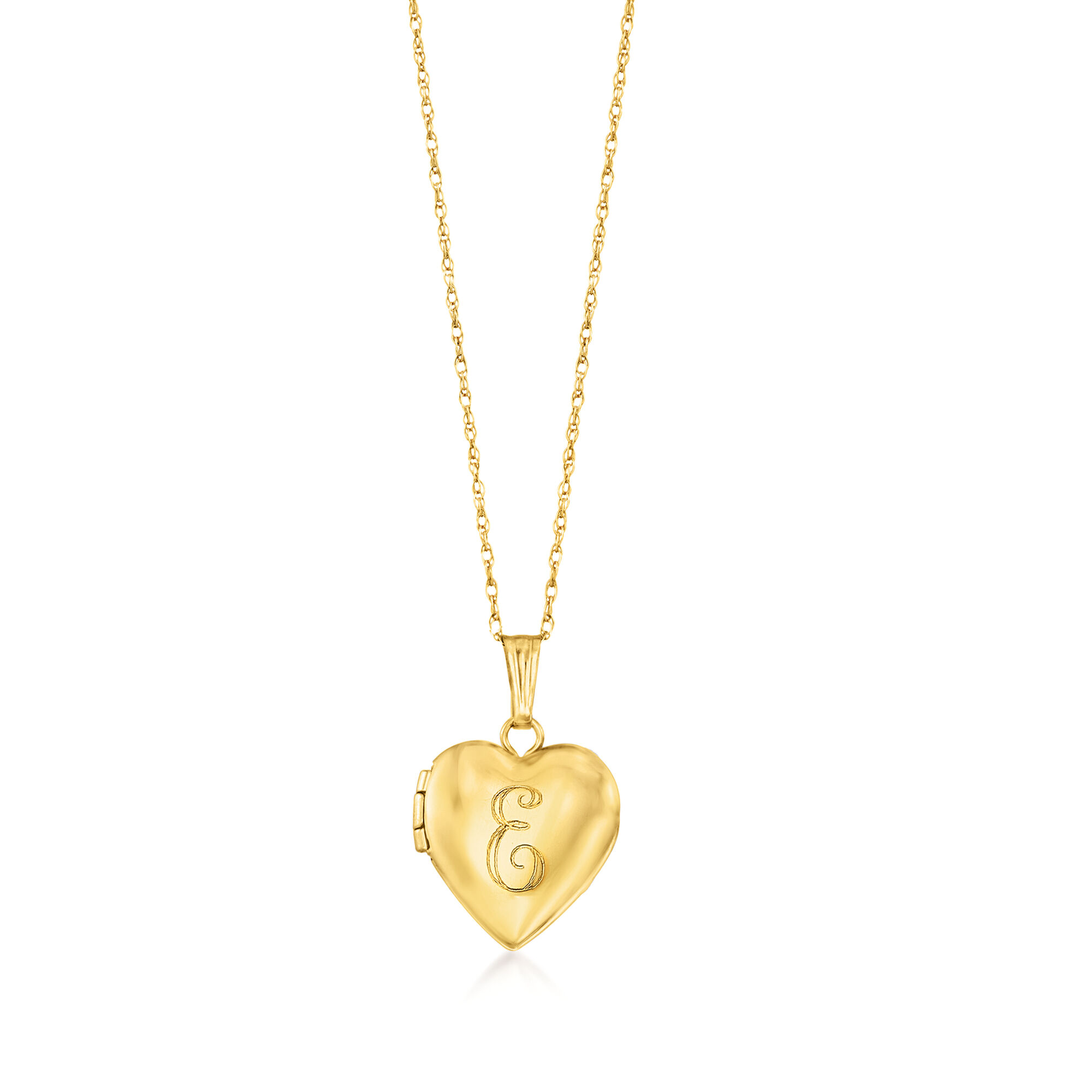 Childs gold locket sale