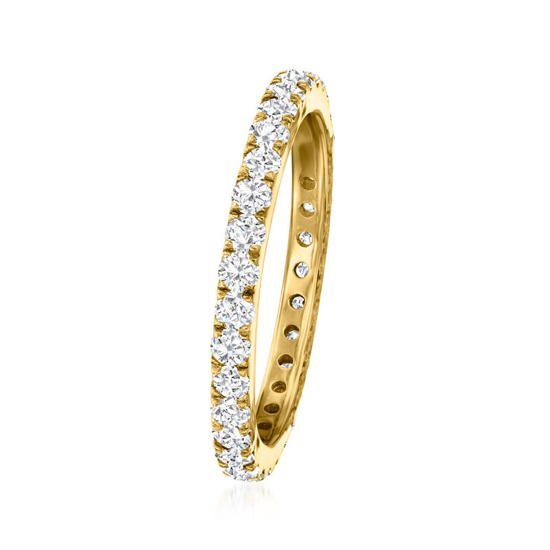 1.00 ct. t.w. Diamond Eternity Band in 14kt Yellow Gold image number 2