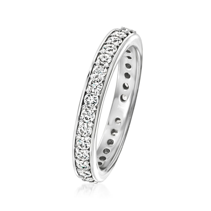 1.00 ct. t.w. Lab-Grown Diamond Eternity Band in Sterling Silver image number 2