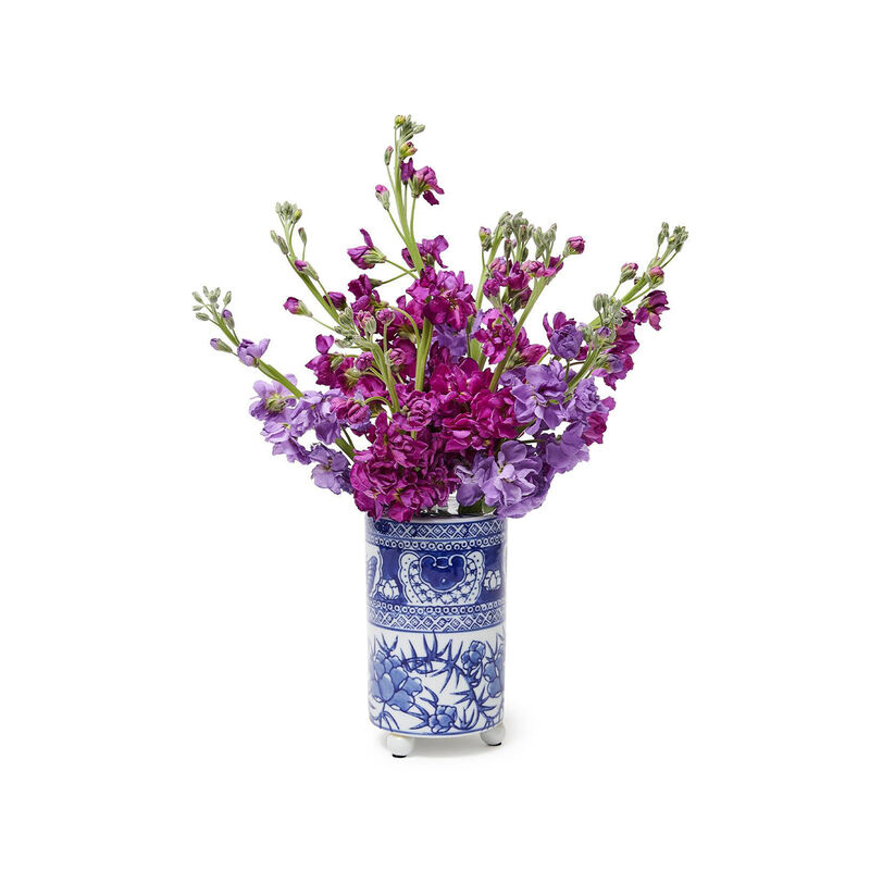 Chinoiserie 3-pc. Porcelain Floral Arrangement Set image number 4