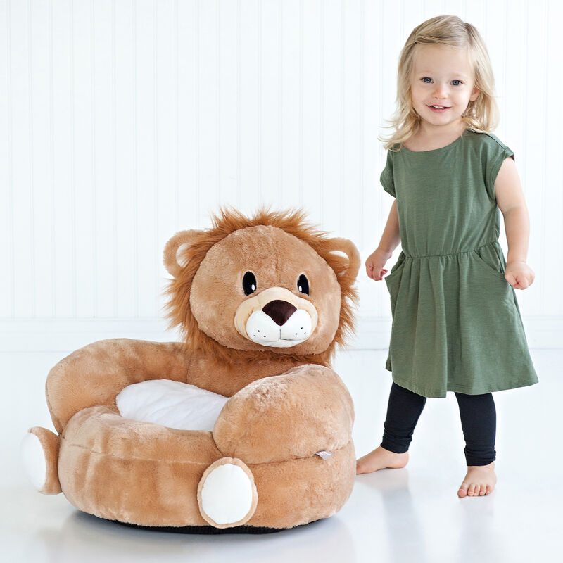 Children's Lion Plush Character Chair image number 3