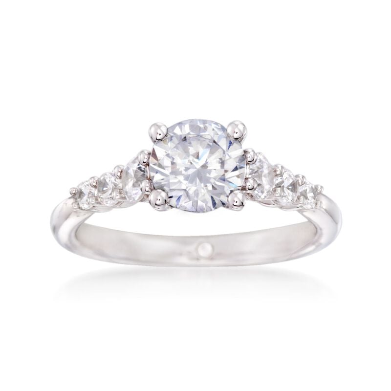 Gabriel Designs .50 ct. t.w. Diamond Engagement Ring Setting in 14kt White Gold image number 0