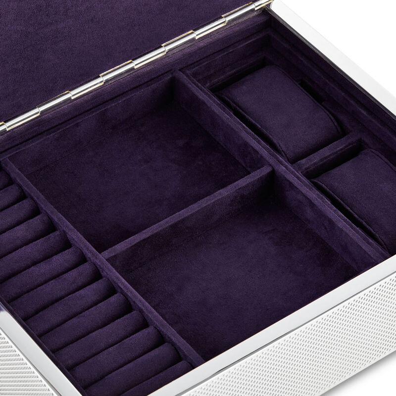 WOLF Silver Plate Legacy Jewelry Box  image number 3