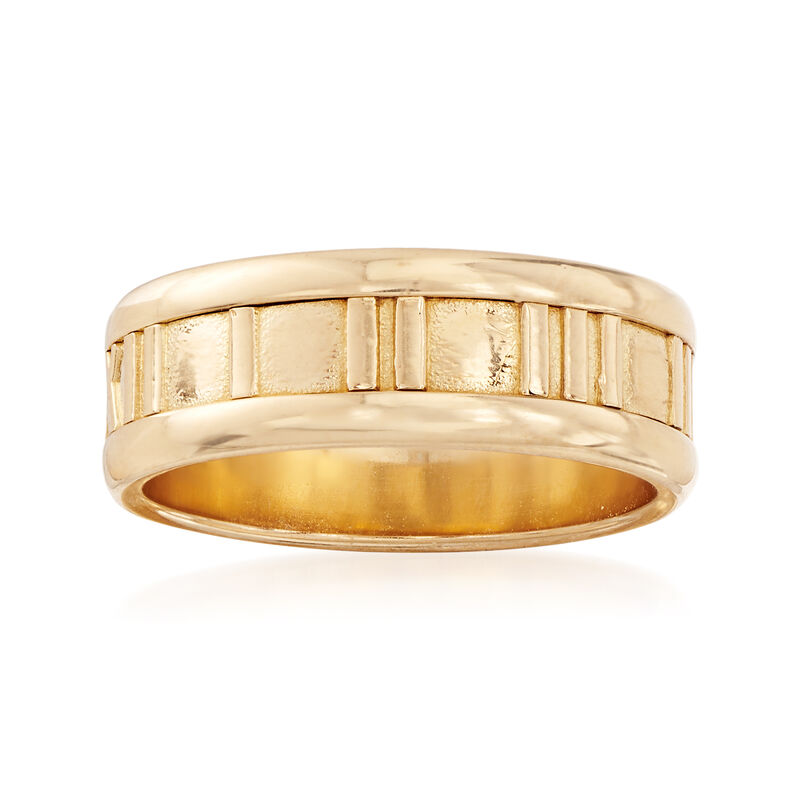 C. 1995 Vintage Tiffany Jewelry "Atlas" 18kt Yellow Gold Ring image number 0