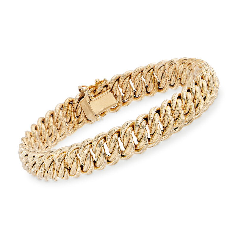 Italian 18kt Yellow Gold Americana-Link Bracelet image number 0